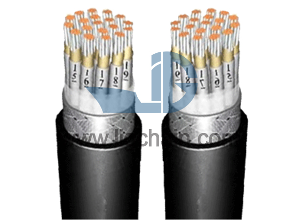 Fire-resistant marine instrumentation and communication cable 